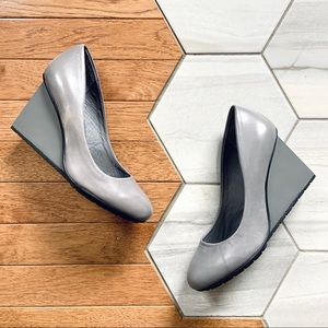 United Nude Leather Solid Pump Hi Gray